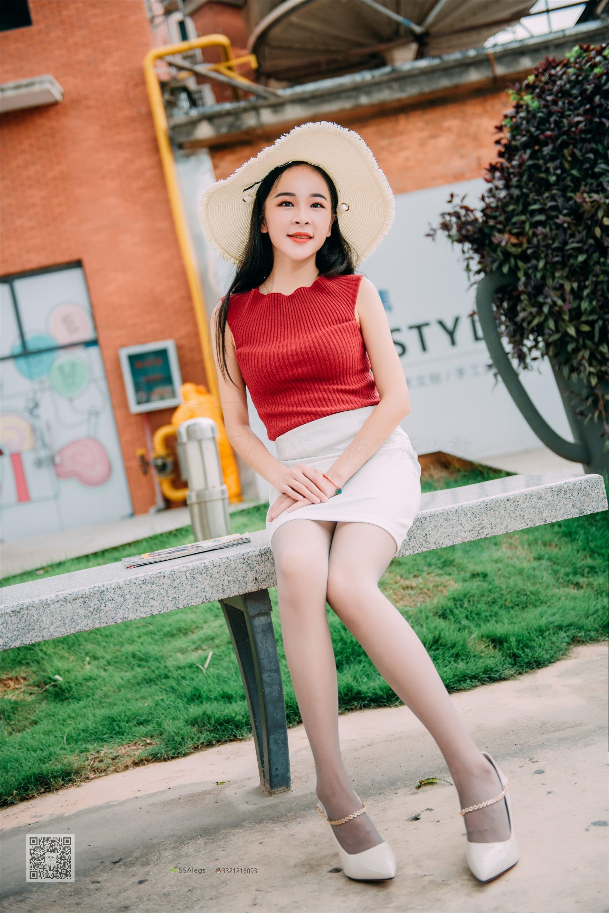 SSA丝社 NO.007 nono 街拍灰丝特辑